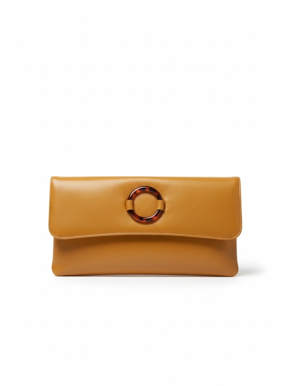 Vintage Margoim Tan Clutch Bag